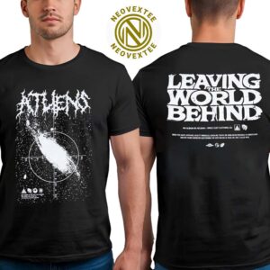 ATLiens Band Merch The Stars Leaving The World Behind Cover Two Sides Print T-Shirt