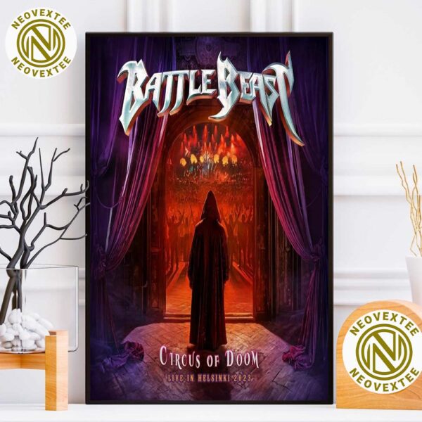 Battle Beast Album Circus Of Doom Live In Helsinki 2023 Home Decor Poster Canvas