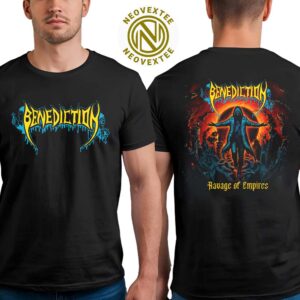 Benediction Tee New Album Ravage Of Empires Out April 4th 2025 Limited Two Sides Print Unisex T-Shirt