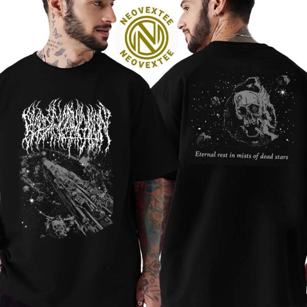 Blood Incantation Merch Tee Eternal Rest Mists Of Dead Stars Two Sides Print Unisex T-Shirt