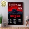 Arch Enemy Band Poster For North American Blood Dynasty 2025 Tour Dates List Home Decor Poster Canvas