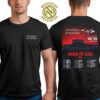 Papa Roach And Rise Against Rise Of The Roach Tour 2025 With Special Underoath Dates List Two Sides Print Classic T-Shirt