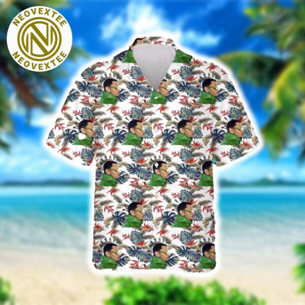 Chris Brown Pattern 11.11 Tour Crop 2025 Summer Hawaiian Shirt