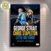 Chris Stapleton And George Strait With Parker McCollum Foxborough MA Poster For Shows At Gillette Stadium On June 21 2025 Poster Canvas