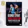 Chris Stapleton And George Strait With Parker McCollum New York Poster For Shows At Highmark Stadium On June 14 2025 Poster Canvas