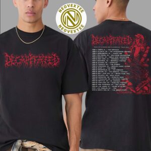 Decapitated Nihility Across North America Tour 2025 Dates List Two Sides Print Unisex T-Shirt