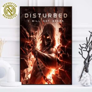 Disturbed Band Poster For Album I Will Not Break Home Decor Poster Canvas