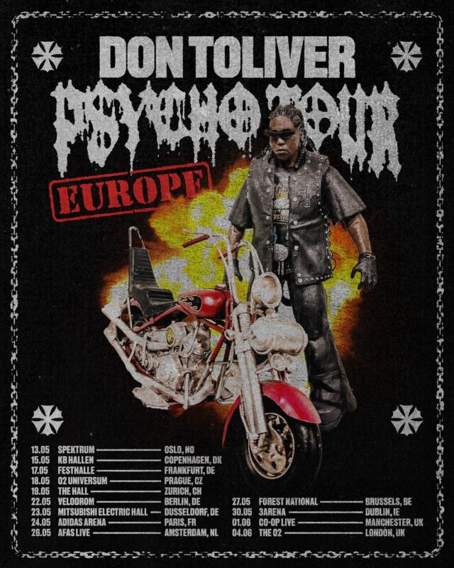 Don Toliver Psycho Tour Europe 2025 Dates, Tickets & Everything You Need to Know