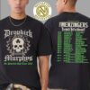 Dropkick Murphys And Bad Religion Summer Of Discontent Tour 2025 With The Mainliners Dates List Two Sides Print T-Shirt