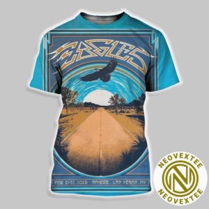 Eagles Concert Poster At Sphere In Las Vegas On February 21 And 22 2025 All Over Print Shirt