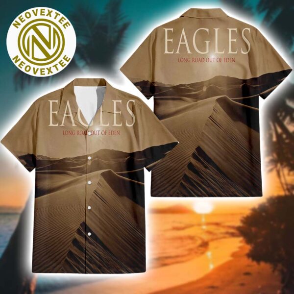 Eagles Long Road Out of Eden Album Summer 2025 Hawaiian Shirt