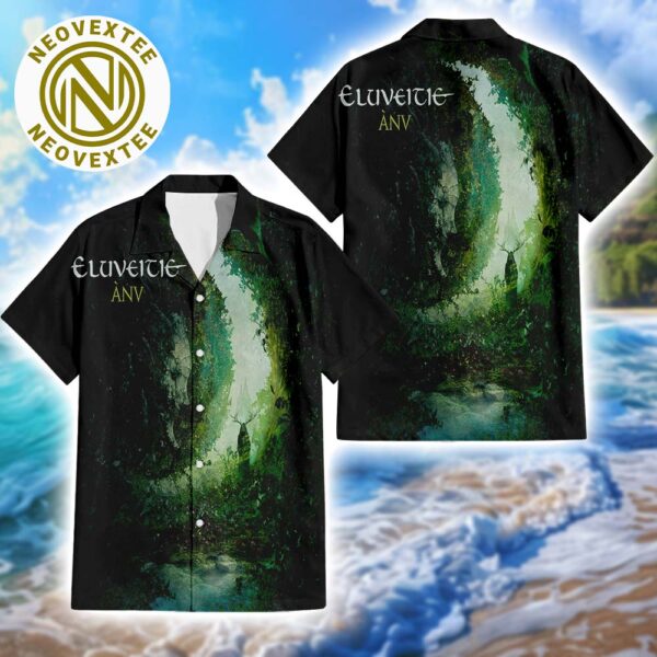 Eluveitie New Album ANV Aloha Summer Hawaiian Shirt And Beach Short