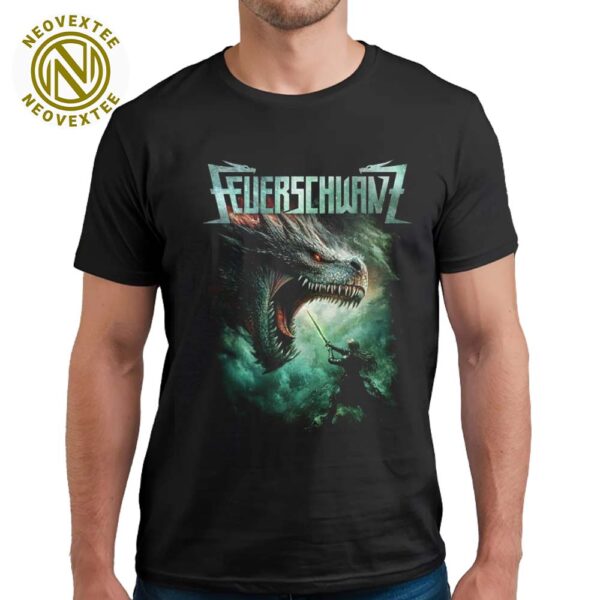 Feuerschwanz Merch Tee Knightclub Dragon New Album Out July 25 2025 Unisex T-Shirt