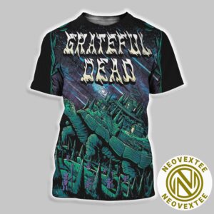 Grateful Dead Band Poster Turtles Cover Album Terrapin Station Art By Lewy Jones All Over Print Shirt