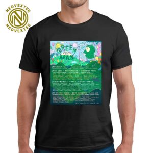 Green Man Festival 2025 Poster Full Line-Up In Bannau Brycheiniog Wales On August 14-17 2025 Unisex T-Shirt