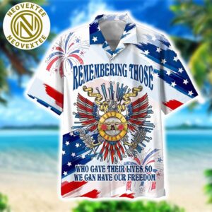 Guns N Roses Band Remembering Those Who Gave Their Lives So We Can Have Our Freedom Summer 2025 Hawaiian Shirt