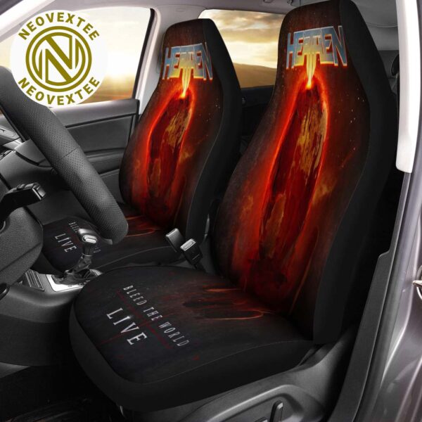 Heathen Band Album Bleed The World Live Full Car Seat Covers