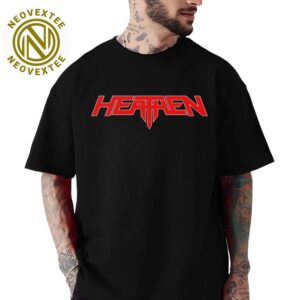 Heathen Merch Tee Red Logo Album Bleed The World Vintage T-Shirt