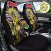 Iron Maiden Pattern Red And Black Background Car Seat Covers