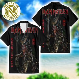 Iron Maiden Senjutsu Album Cover Samurai Album Summer Aloha Music 2025 Hawaiian Shirt