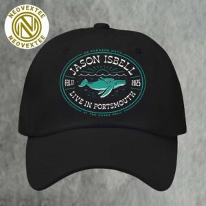 Jason Isbell Merch Tee In Portsmouth NH At The Music Hall On February 17th 2025 Classic Cap Snapback Hat