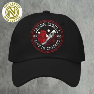 Jason Isbell Merch Tee Live In Chicago IL At The Auditorium Theatre On February 15 2025 Snapback Hat Classic Cap