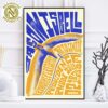 PDX Jazz Festival And Erykah Badu Poster In Portland Oregon Live At Moda Center On February 21st 2025 Home Decor Poster Canvas