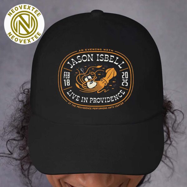 Jason Isbell Tee Live In Providence RI At Providence Performing Arts Center On February 18 2025 Classic Cap Snapback Hat