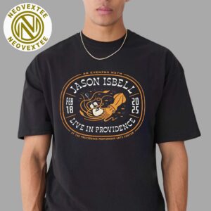 Jason Isbell Tee Live In Providence RI At Providence Performing Arts Center On February 18 2025 Vintage T-Shirt