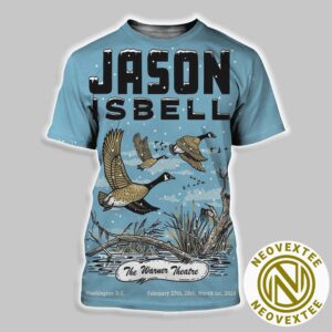 Jason Isbell Tonight Poster In Washington DC At The Warner Theatre On February 27th 28th And March 1st 2025 All Over Print Shirt