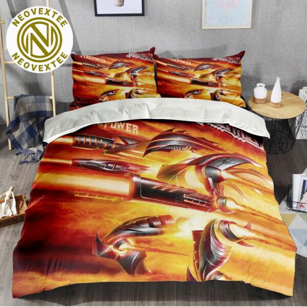 Judas Priest Firepower Album Cover For Fan Music Bedding Set