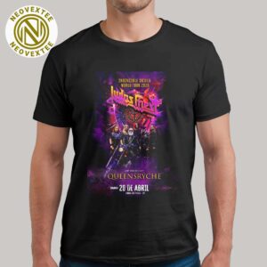 Judas Priest Invincible Shield World Tour 2025 With Very Special Guest Queensryche In Vibra Sao Paulo On April 20 2025 Unisex T-Shirt