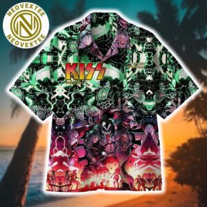 Kiss Amy Chu Kewber Baal Comics Music Aloha Hawaiian Shirt