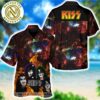 Kiss Band Rock Stars Summer 2025 Hawaiian Shirt And Beach Short