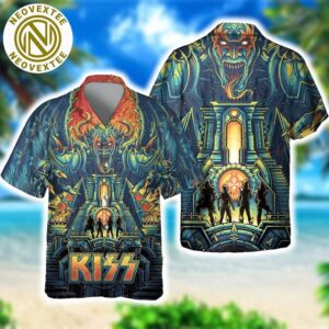 Kiss Foil Dan Mumford Gift For Fan Aloha Music Hawaiian Shirt