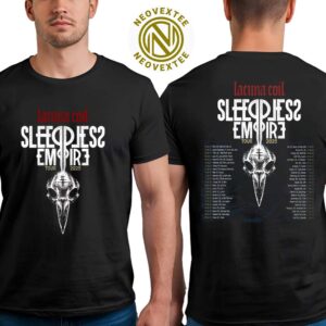 Lacuna Coil Sleepless Empire Tour 2025 For June October And November 2025 Dates List Two Sides Print Unisex T-Shirt