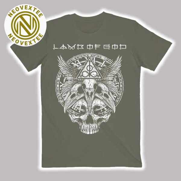 Lamb of God Time Skull Merch Tee Unisex T-Shirt