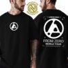 Linkin Park In Guadalajara Mexico Merch Tee From Zero World Tour 2025 On February 3 2025 Two Sides Print Unisex T-Shirt