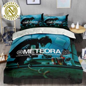 Linkin Park Meteora 20th Anniversary Edition Album King Bedding Set