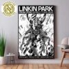 Linkin Park Poster In Jakarta From Zero World Tour 2025 At Madya Stadium Gelora Bung Karno On February 16 2025 Art By Ryo Laksamana Poster Canvas