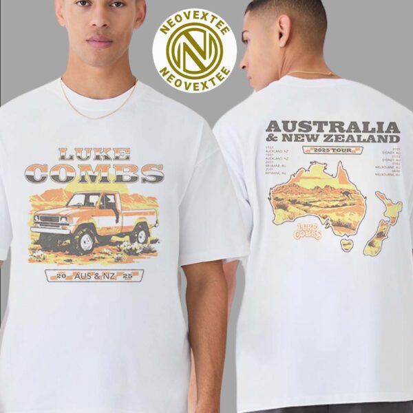 Luke Combs Truck Tee For Tour 2025 In Australia And New Zealand Two Sides Print Classic T-Shirt