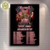 Lacuna Coil Sleepless Empire EU And UK Tour 2025 Dates List Home Decor Poster Canvas