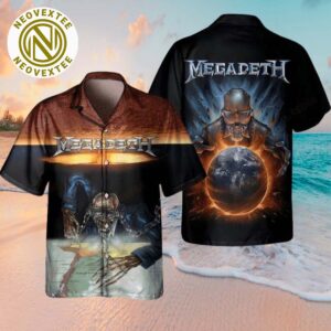 Megadeth Band 35 Years Of Megadeth Gift For Boy And Girl 2025 Music Hawaiian Shirt