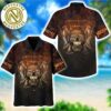 Megadeth Hellfire Skull Face To Face Skull Aloha Gift Summer Hawaiian Shirt