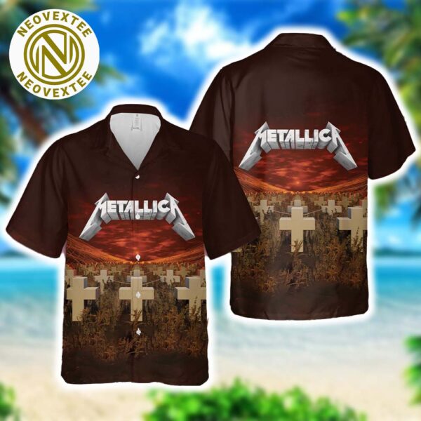 Metallica Best Song Master of Puppets Hawaiian Shirt 2025 Summer For Women And Boy