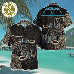 Metallica Skull Pattern 2025 For Family Summer Hawaii Shirt