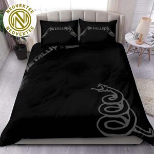 Metallica The Black Album Cover Gift For Fan Music Bedding Set