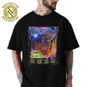 Nekrogoblikon The Show me Your Goblin Tour 2025 With Special Guests Revocation Ov Sulfur And BRAT Exmortus List Dates T-Shirt