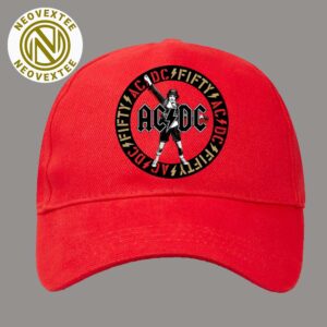 Official AC DC FIFTY Tour 2025 Classic Cap Snapback Hat