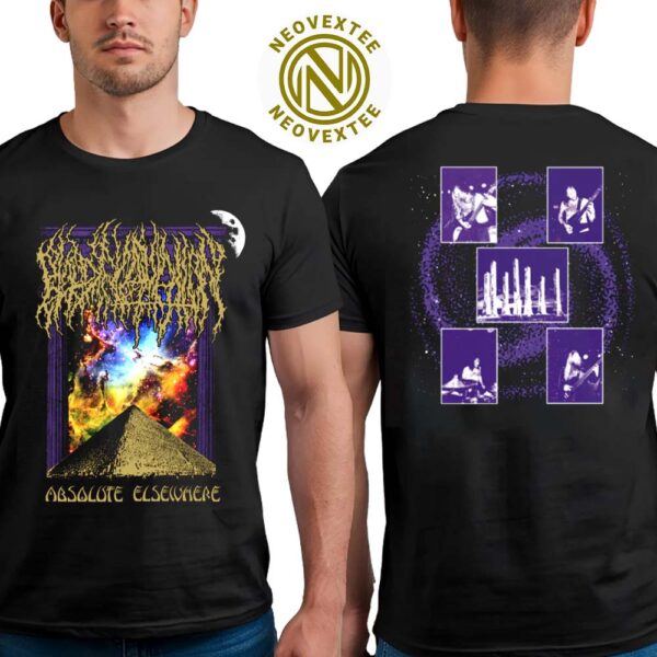 Official Blood Incantation Absolute Elsewhere Into The Stargate Merch Two Sides Print T-Shirt